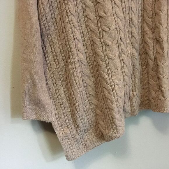 J. Jill Petite Asymmetrical Cable Pullover Sweater - Picture 3 of 7